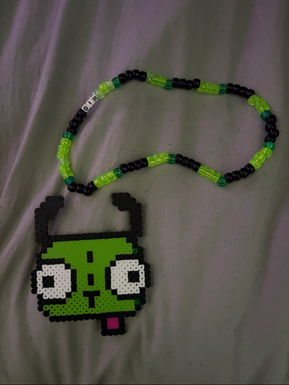 Perler Bead gir-invaders zim~handmade!!
